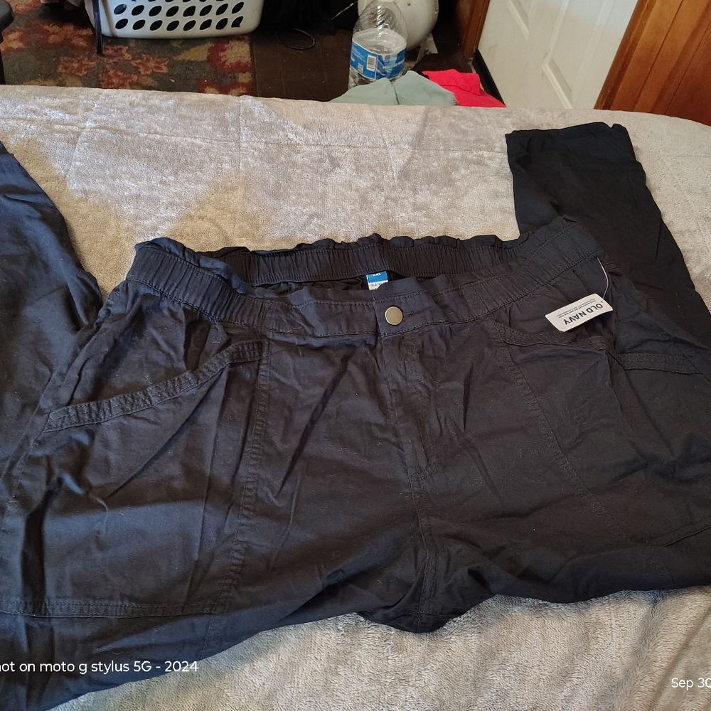 Black Cargo Pants for woman